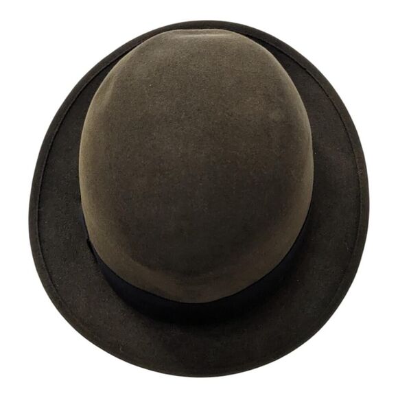 John B Stetson Co Royal Stetson Felt‎ Fedora Hat Dark Green Size 7 - Picture 3 of 6